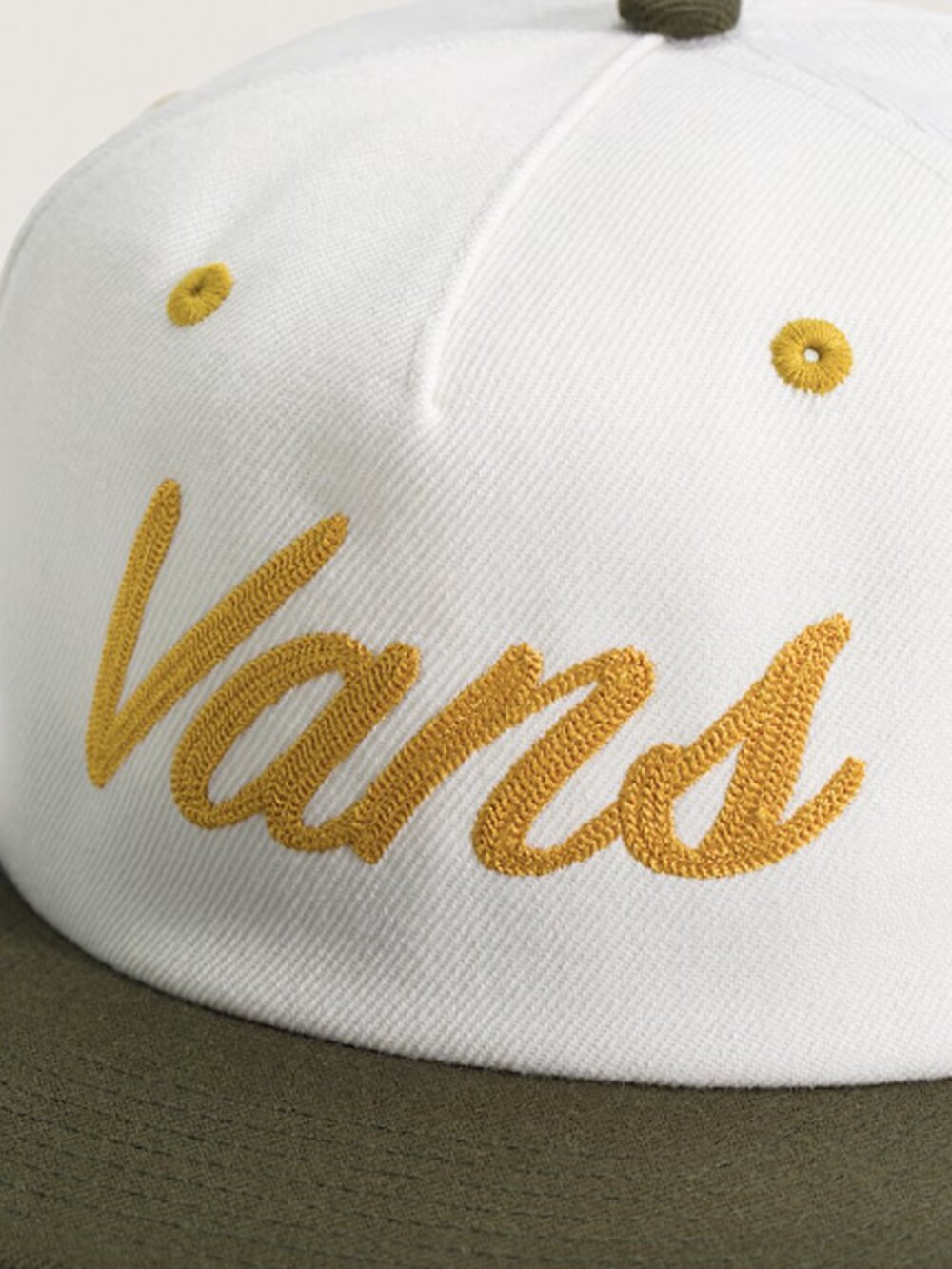 Vans Snapback Hat Golden White NWT - Picture 2 of 3